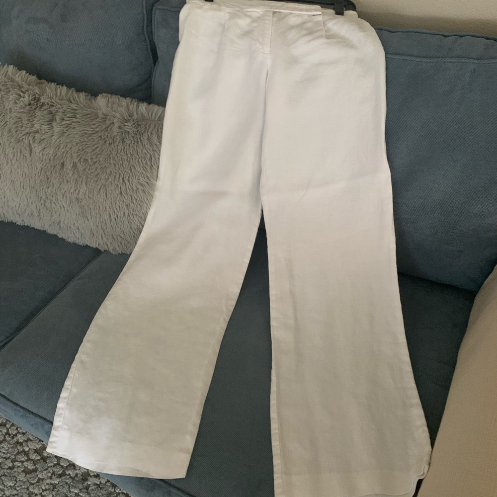 Beautiful White Linen Pants